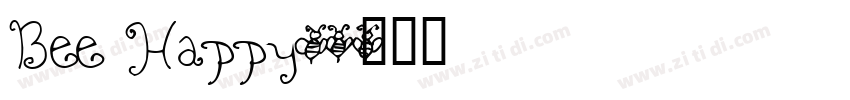 Bee Happy字体转换